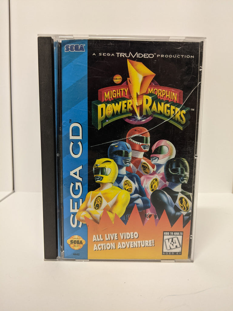 Vintage SEGA CD Power Rangers game CIB UNTESTED