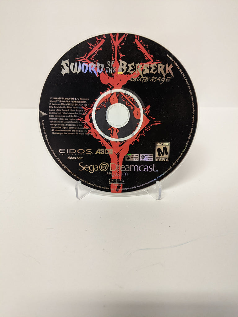 Sword of The Beserk Sega Dreamcast Videogame Loose UNTESTED