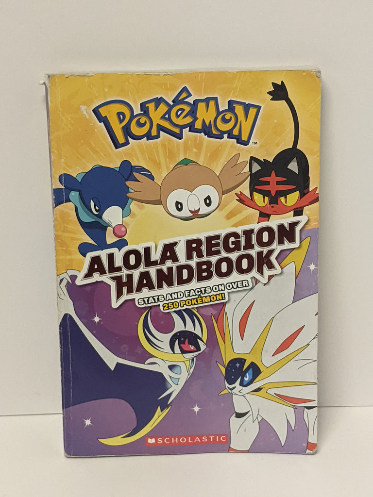 Pokemon Alola Region Handbook Paperback Book