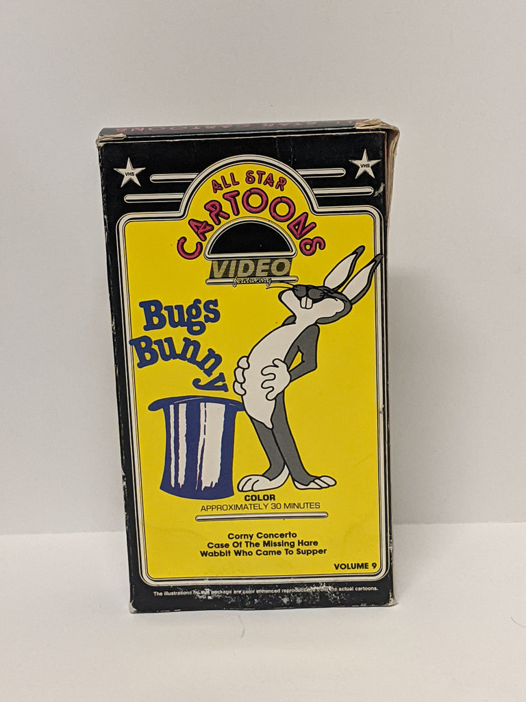 Vintage Bugs Bunny All Star Cartoons VHS (USED)