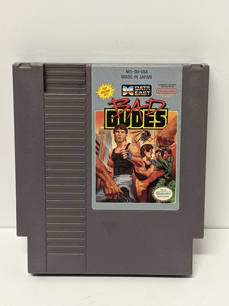 Vintage NES Bad Dudes (USED) UNTESTED