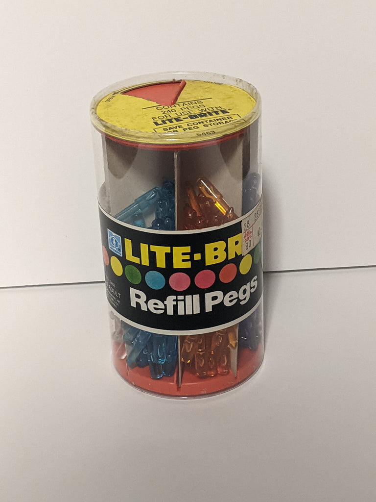 Vintage Lite Brite Refill Peg Kit in Packaging