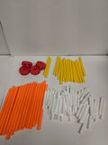 Tinker Toy 200 Pc Building Set, Used in Bix
