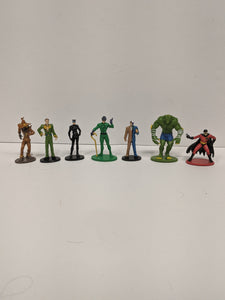 Lot of 7 Tiny DC Batman Villains/Heros