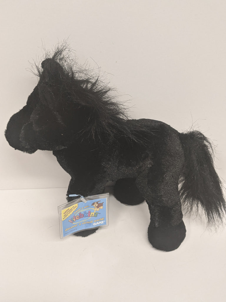 Webkins Black Horse Plush with Tag