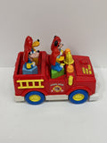1989 Mattel Mickey Mouse Fire Truck USED