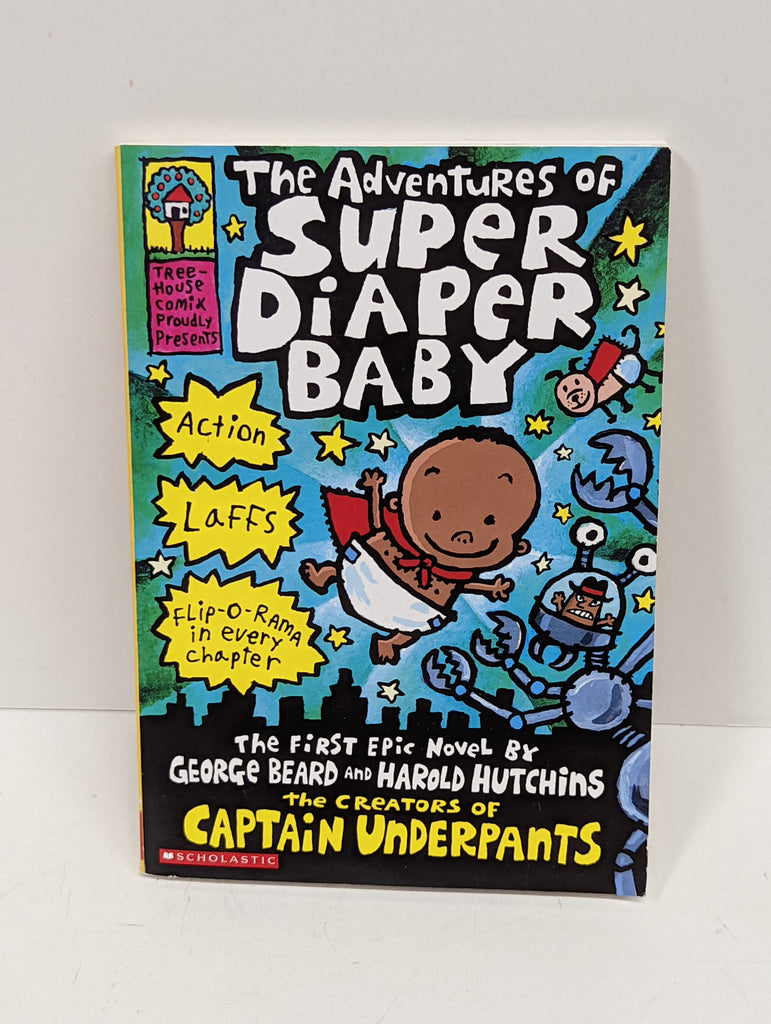 The Adventures of Super Diaper Baby Paperback USED