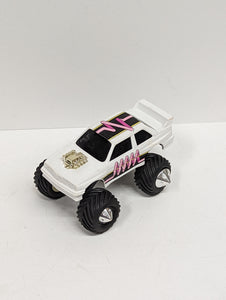 1992 Mattel Hot Rod Car- White/Pink Rubber Wheels USED