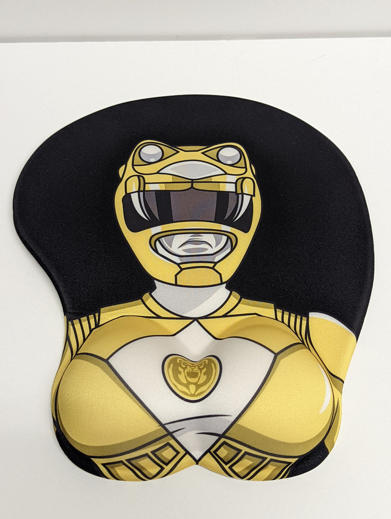 Power Rangers The Movie (INSPIRED) Yellow Ranger Mouse Pad New