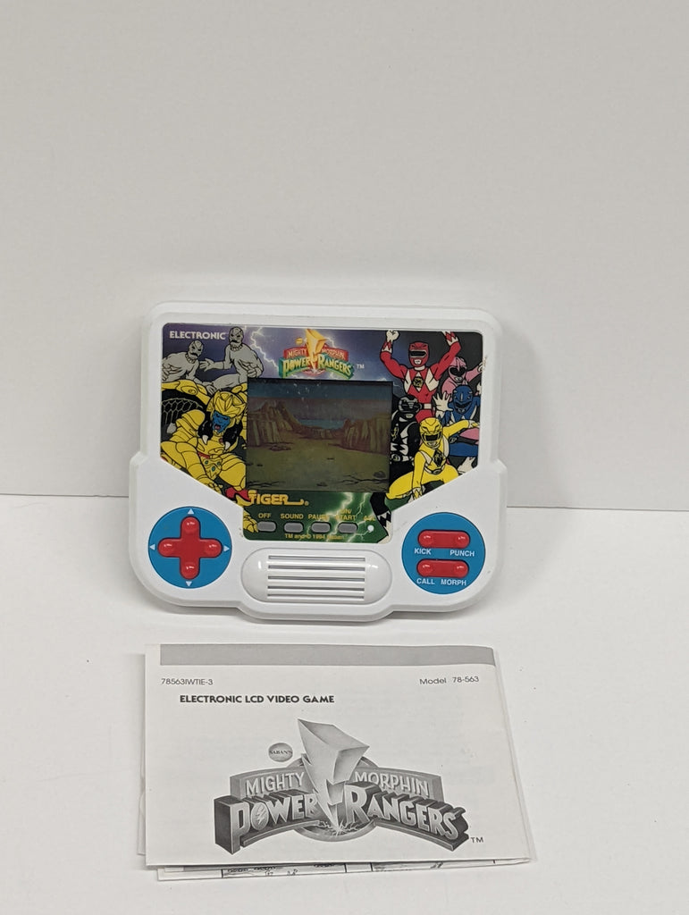 Mighty Morphin Power Rangers Tiger Electronic Handheld LCD Game