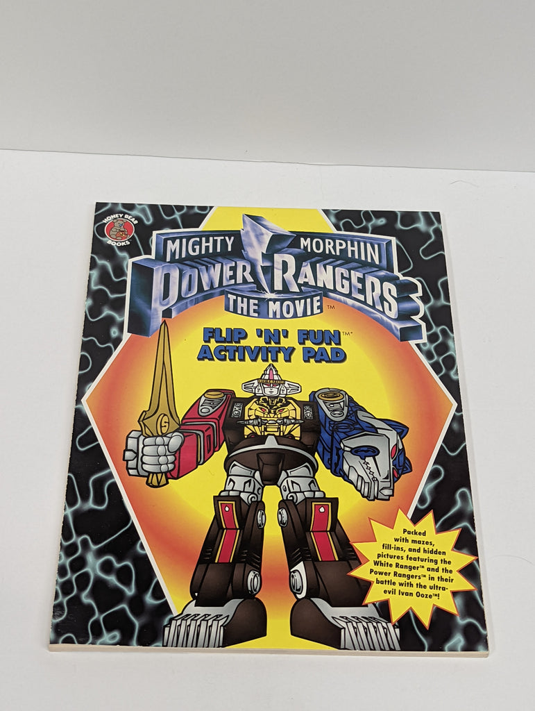 1995 Power Rangers The Movie Flip 'N' Fun Activity Pad