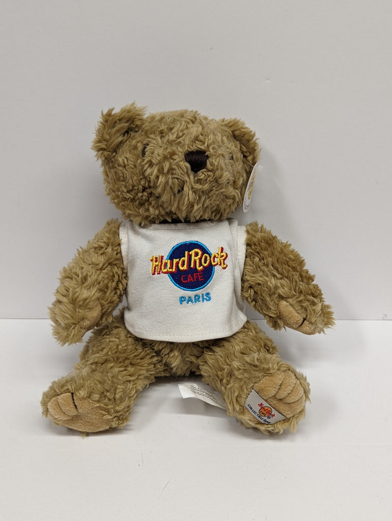 Hard Rock Cafe Paris Teddy Bear Plush Souvenir No Tag