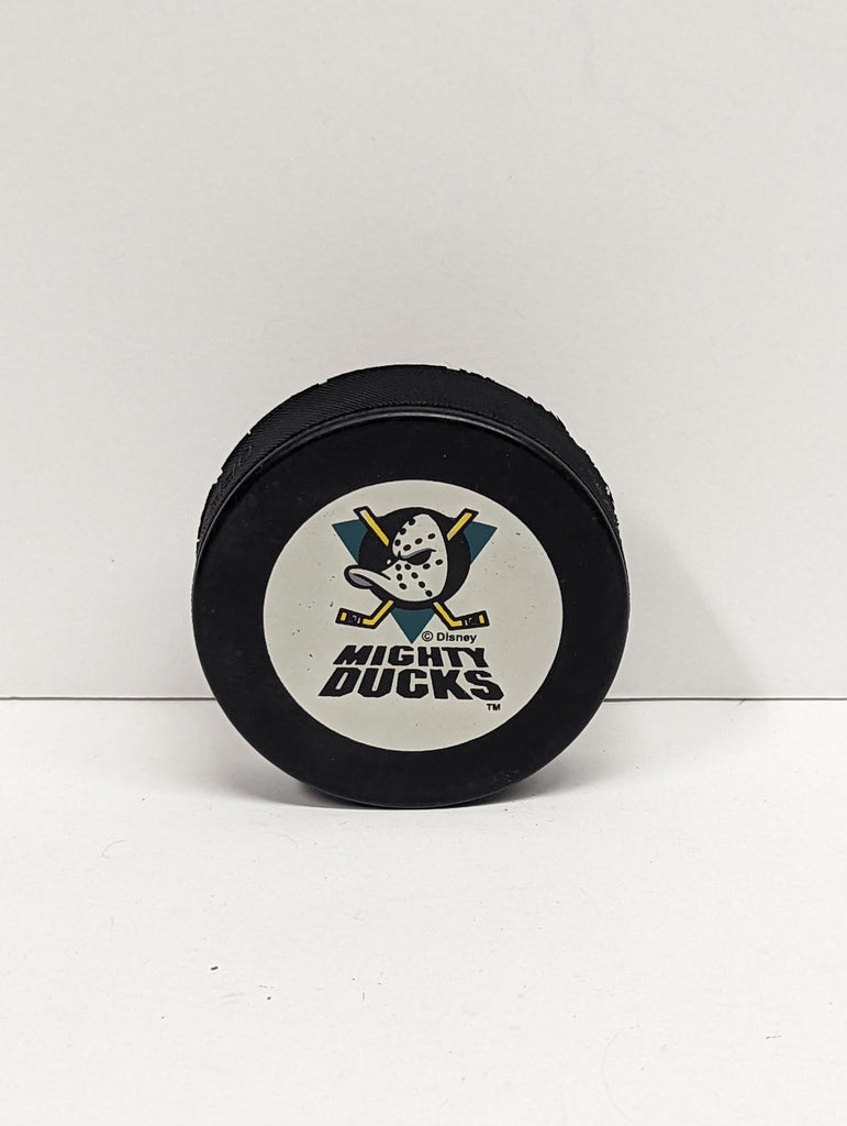 Vintage Mighty Ducks Hockey Puck USED