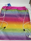 Build A Bear Workshop Drawstring Cinch Bag Rainbow with Tag A1