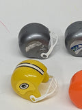8 Vintage Mini Football Helmet Vending Machine Loose As is 1A