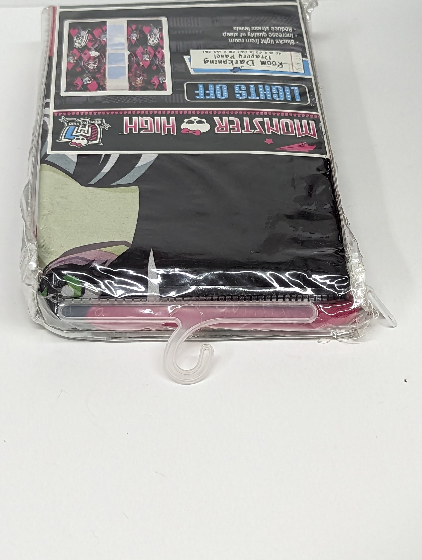 Monster High Lights Off Room Darkening Drapery in Packaging 1A