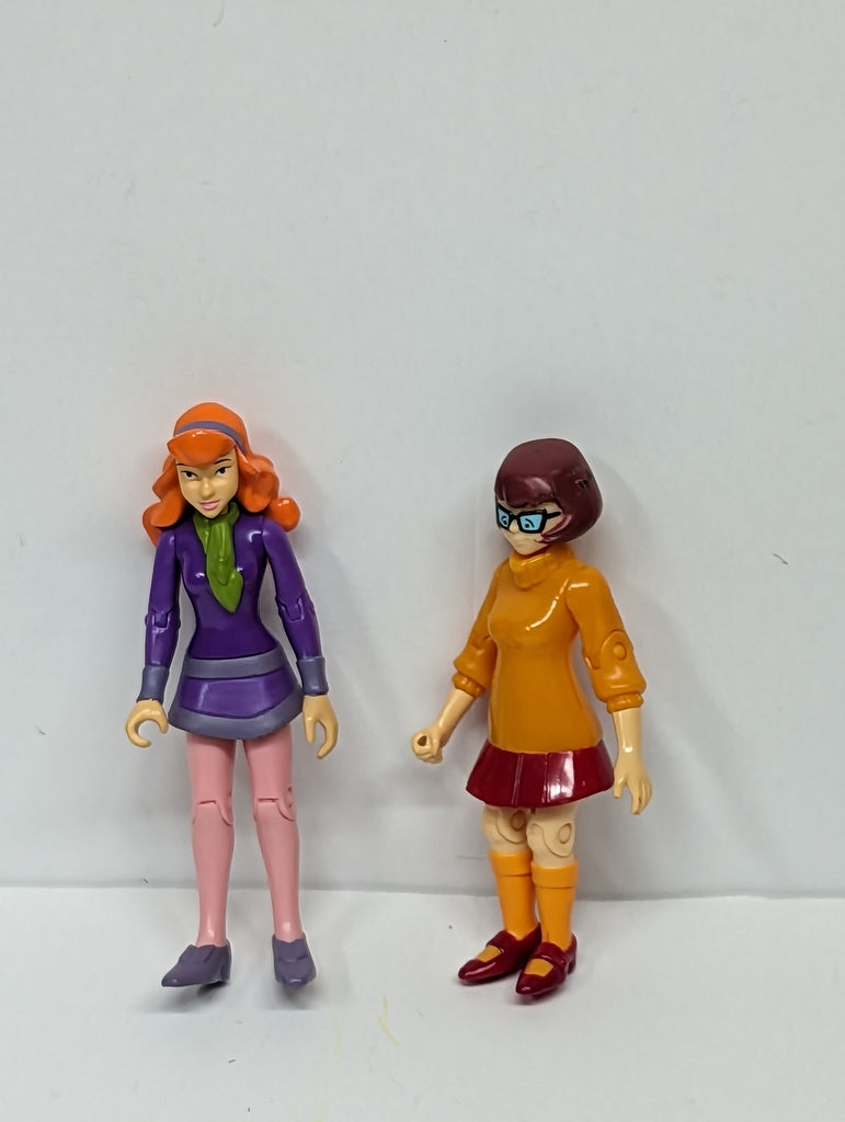 Scooby Doo Velma & Daphne Figures Articulated LOOSE 1A