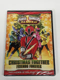 Power Rangers Samurai Christmas Together Friends Forever DVD SEALED 1B