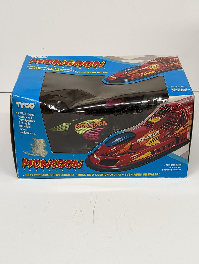 1990 TYCO Monsoon Hovercraft Battery Operated in Box 1B